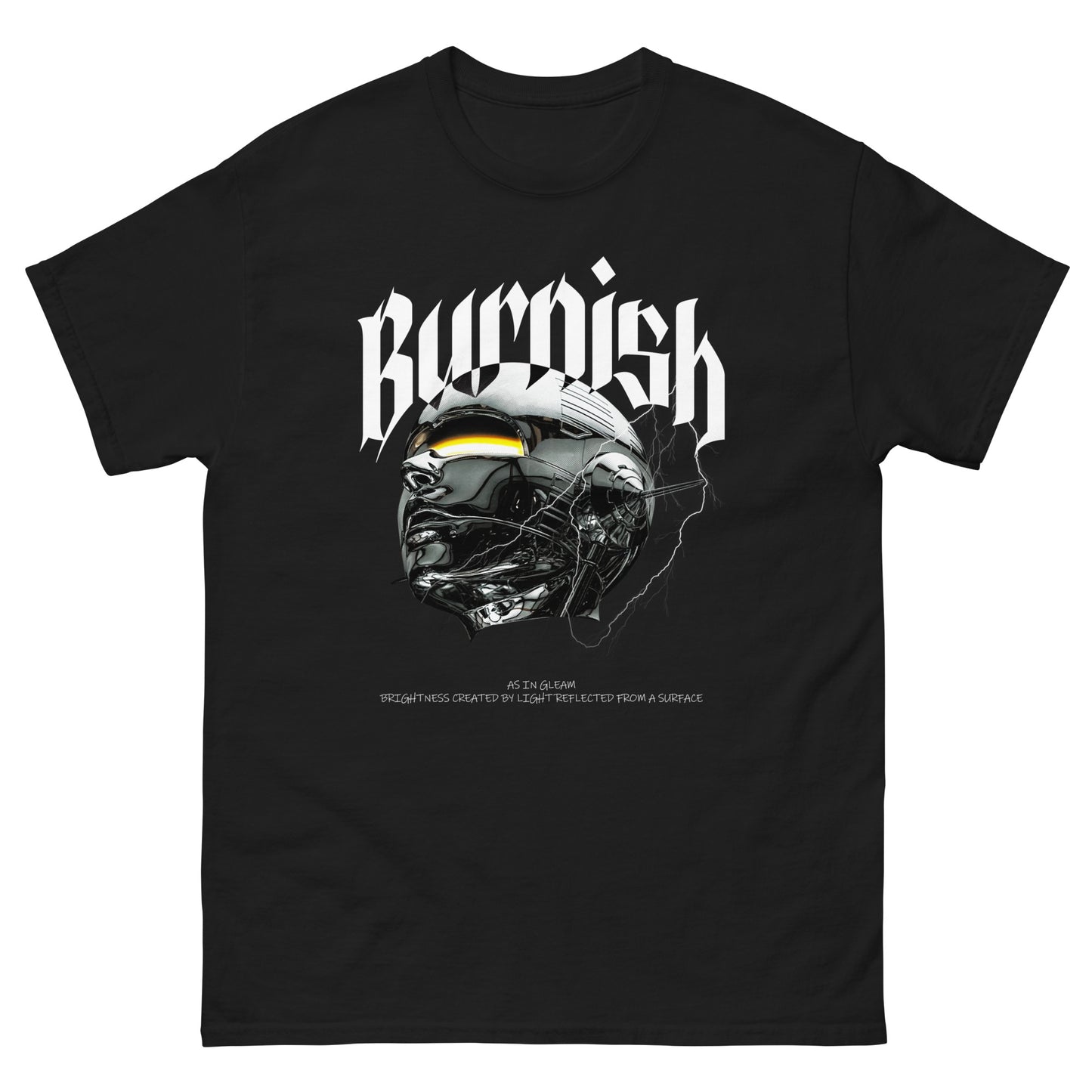 BURNISH ROBOT GIRL TEE "BLACK"