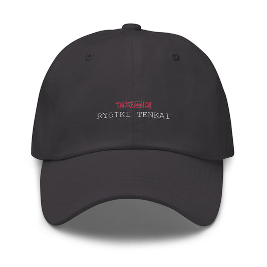 "Ryōiki Tenkai" Dad Hat "DARK GRAY"